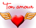 Gif animé amour ailes